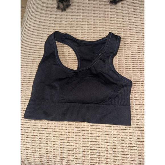 All In Motion Black Sports Bra - Picture 1 of 3